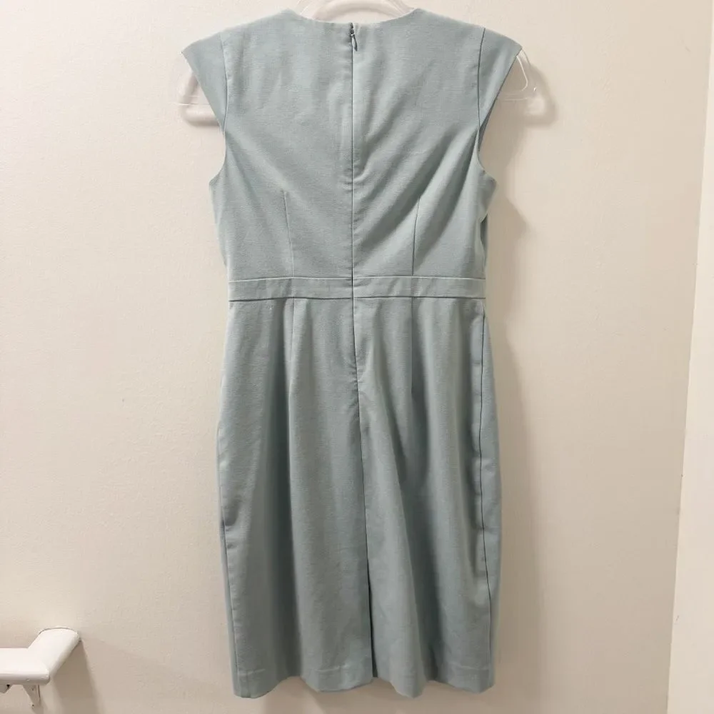 Ann Taylor Petite Keyhole Midi Dress - Size 0 P - Picture 2 of 4